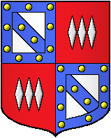 blason de la famille d'Abzac, branche de Mayac.