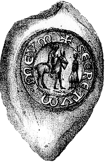 contre-sceau de Raoul II, évêque d'Angoulême