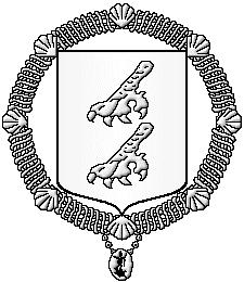 blason sur un sceau d'André de Bourdeille