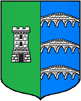 blason d'alliance des familles de Lesval et de Wattripont.