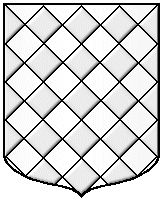 blason sur le contre-sceau  de 1308 de Yolande de Lusignan
