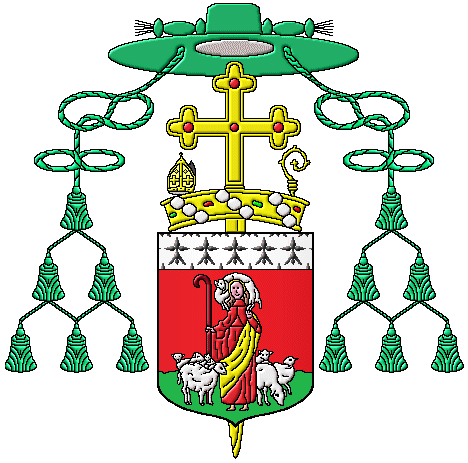 blason de Jean-Louis Mando, évêque d'Angoulême
