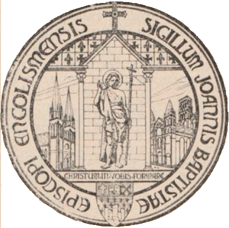 sceau de Jean-Baptiste Mégnin, évêque d'Angoulême