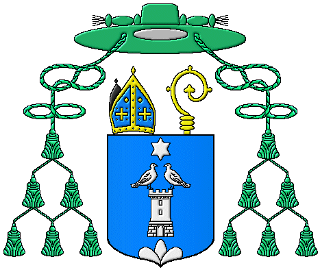 variante du blason de Jacques Turicella, évêque d'Angoulême