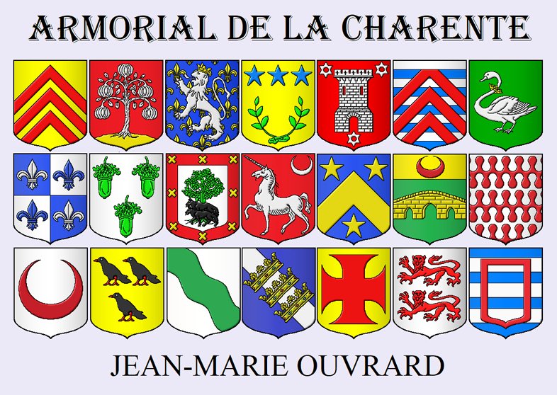 Accueil du site des Blasons de la Charente